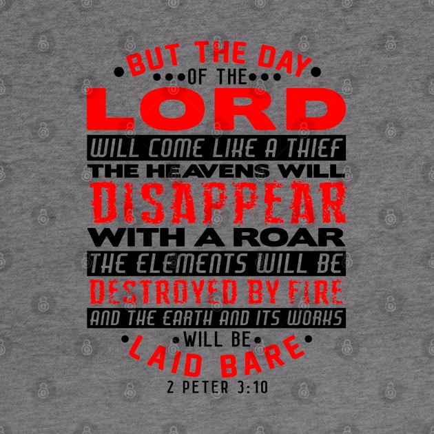 2 Peter 3:10 The Day Of The Lord Will Come Like A Thief by Plushism